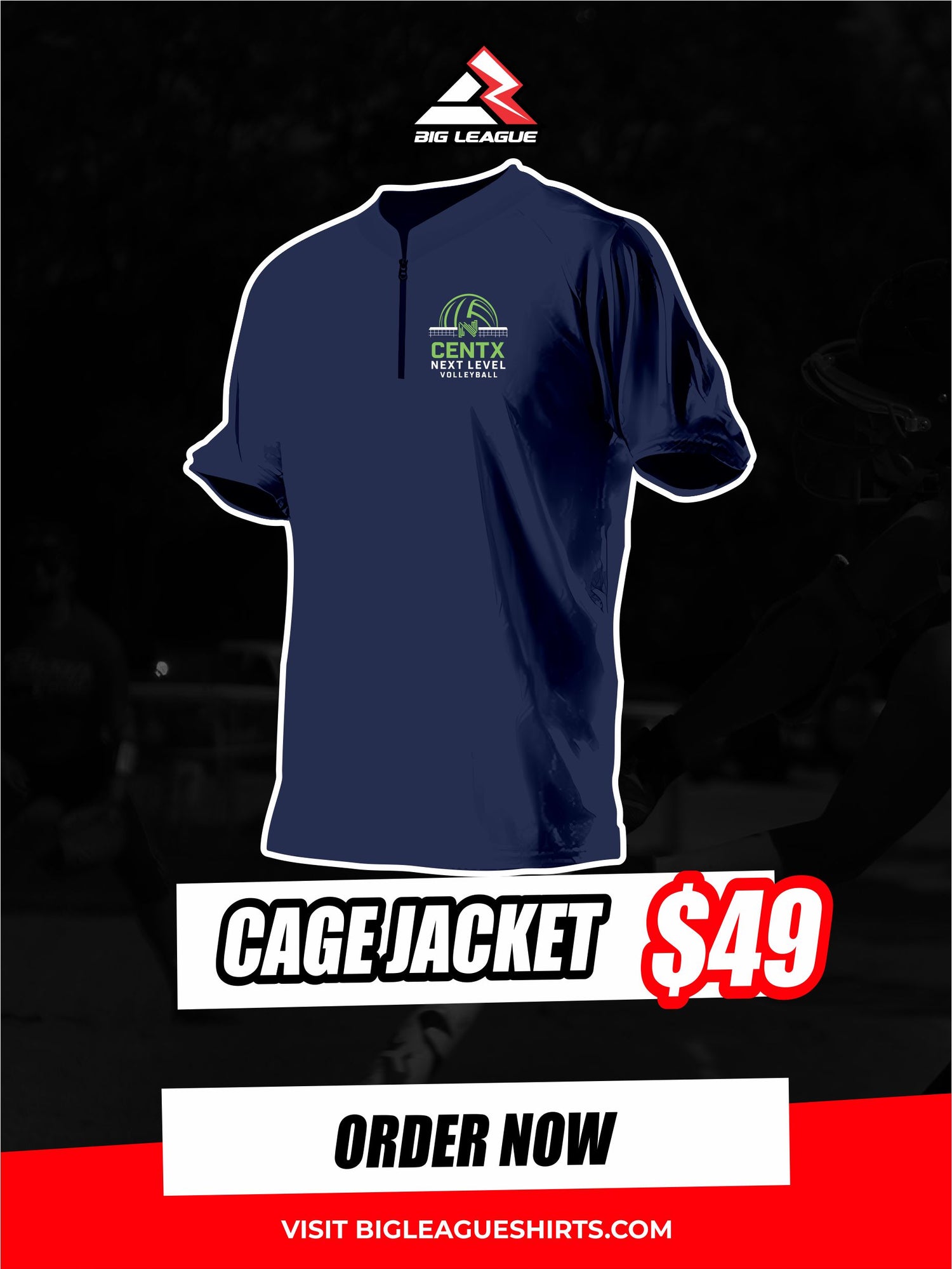 Cage Jacket / Navy