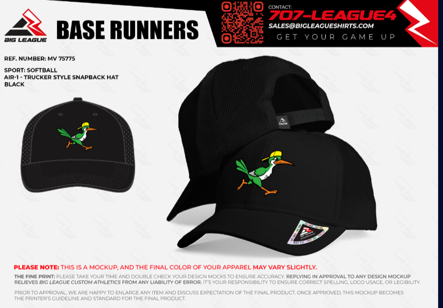 Snapback Hat (Minimum of 6)