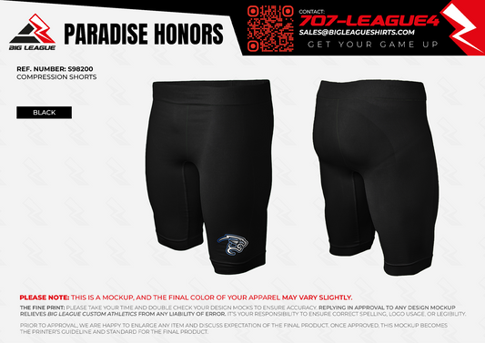 Paradise Honors HS Panthers 7v7 Team Store