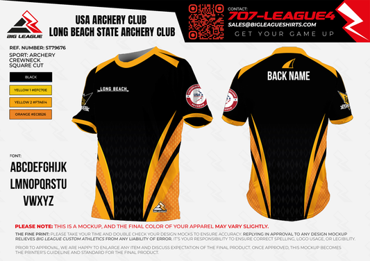 Long Beach State Archery Club Team Store