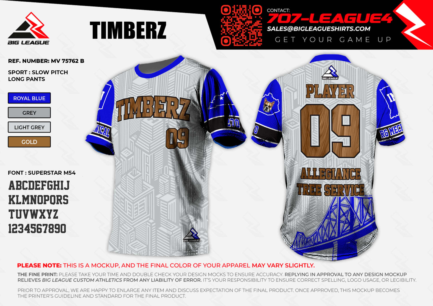 Jersey / Blue/Grey