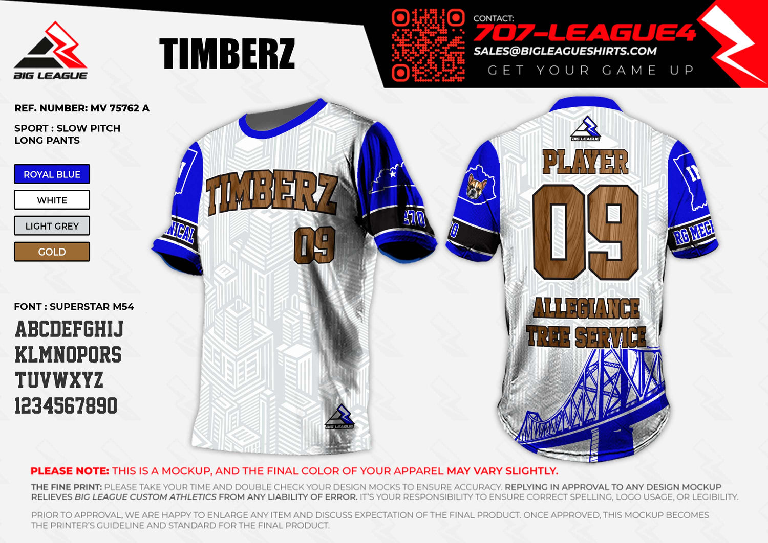 Jersey / Blue/White