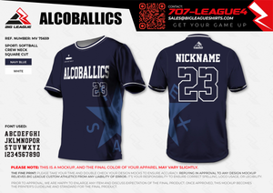 Alcoballics Slow pitch Team Store