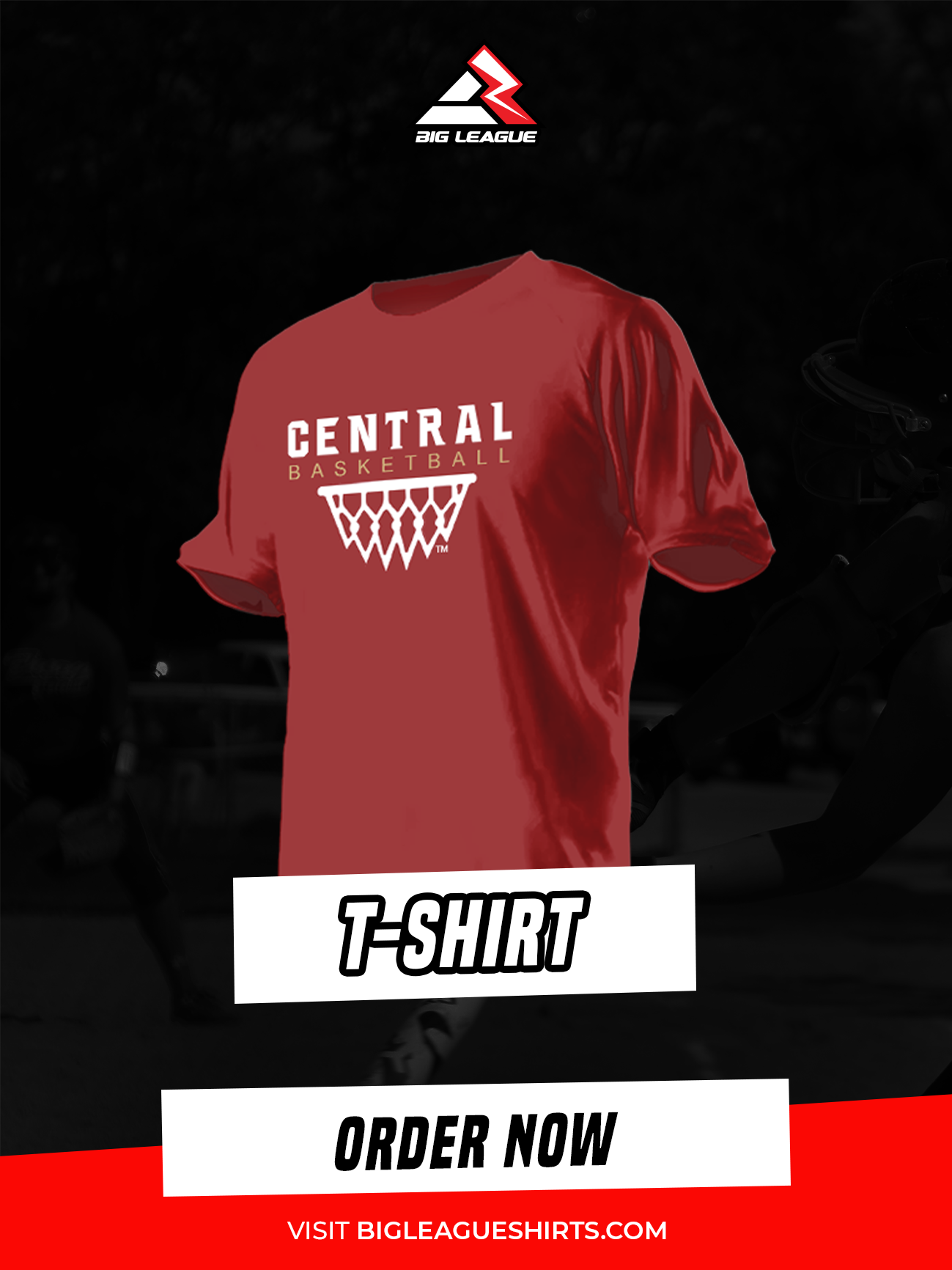 Central - T Shirt / Red