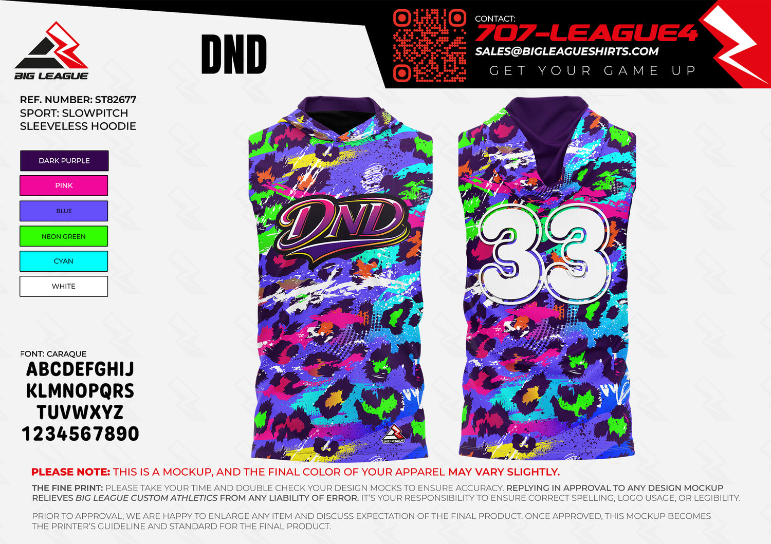 Sleeveless Hooded Jersey