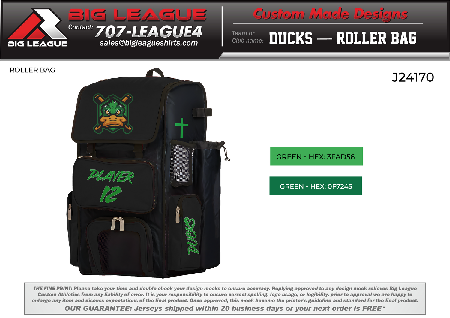 Roller Bag / Green