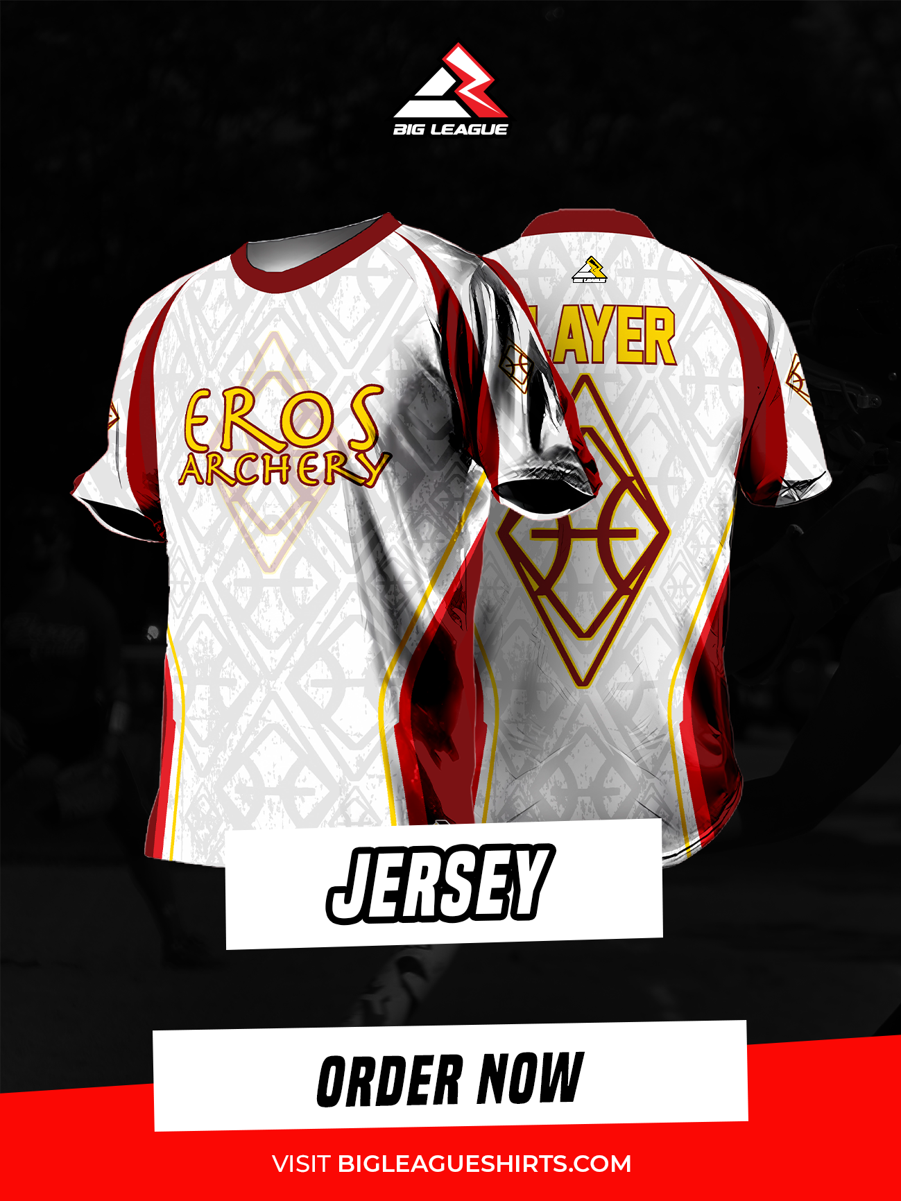 Crew Neck Jersey / White