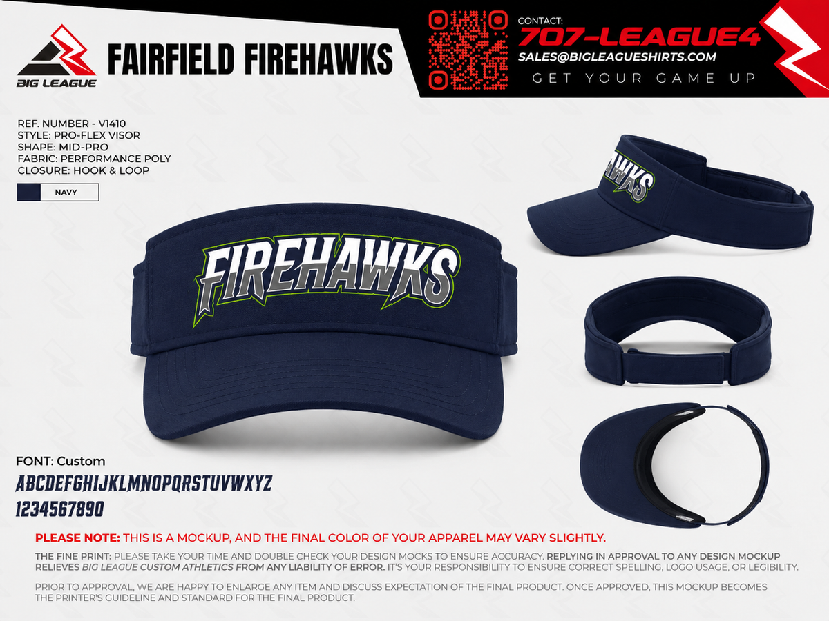 Fanwear Visor / Navy Blue