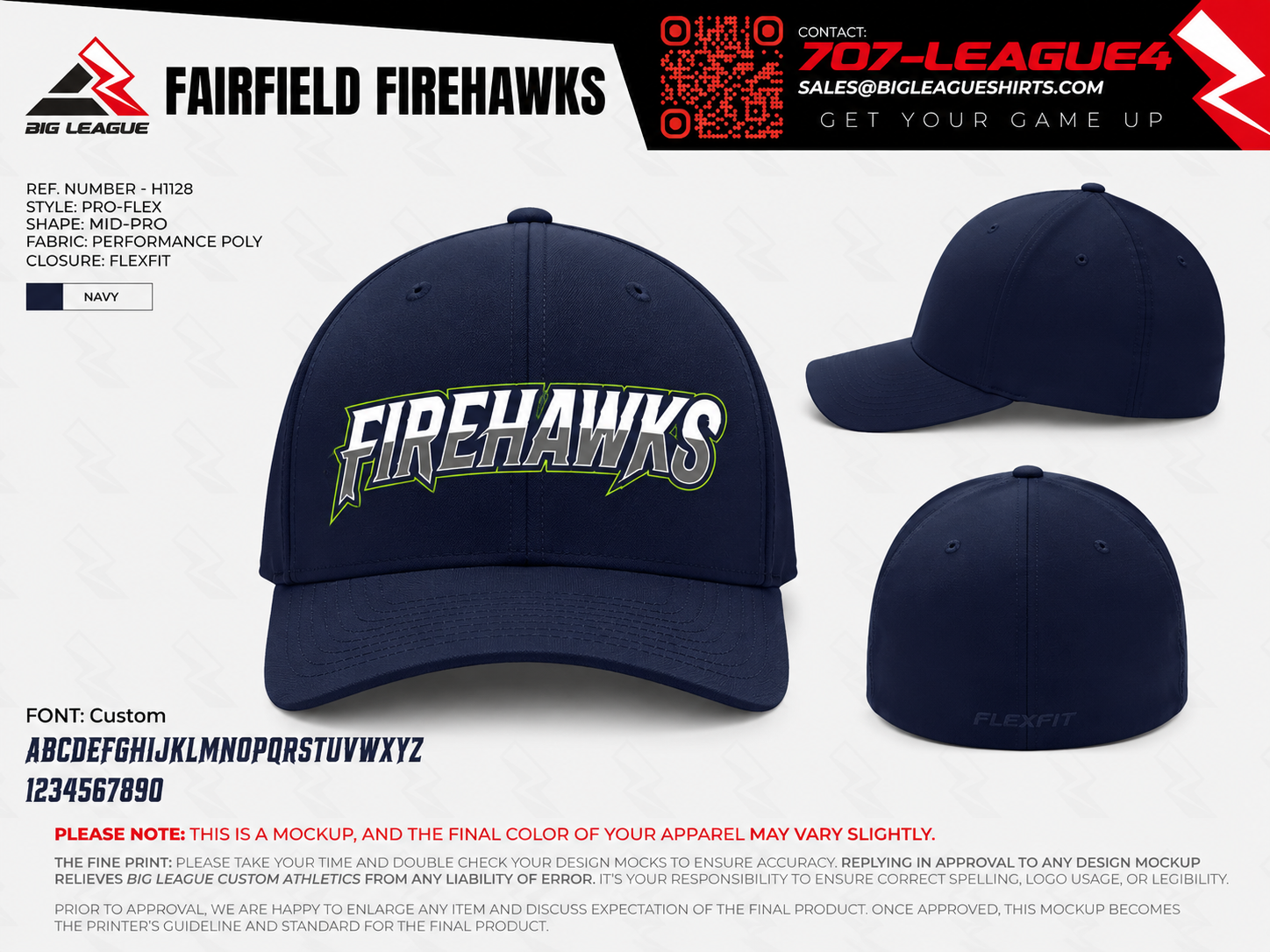 Fanwear Hat / Navy Blue