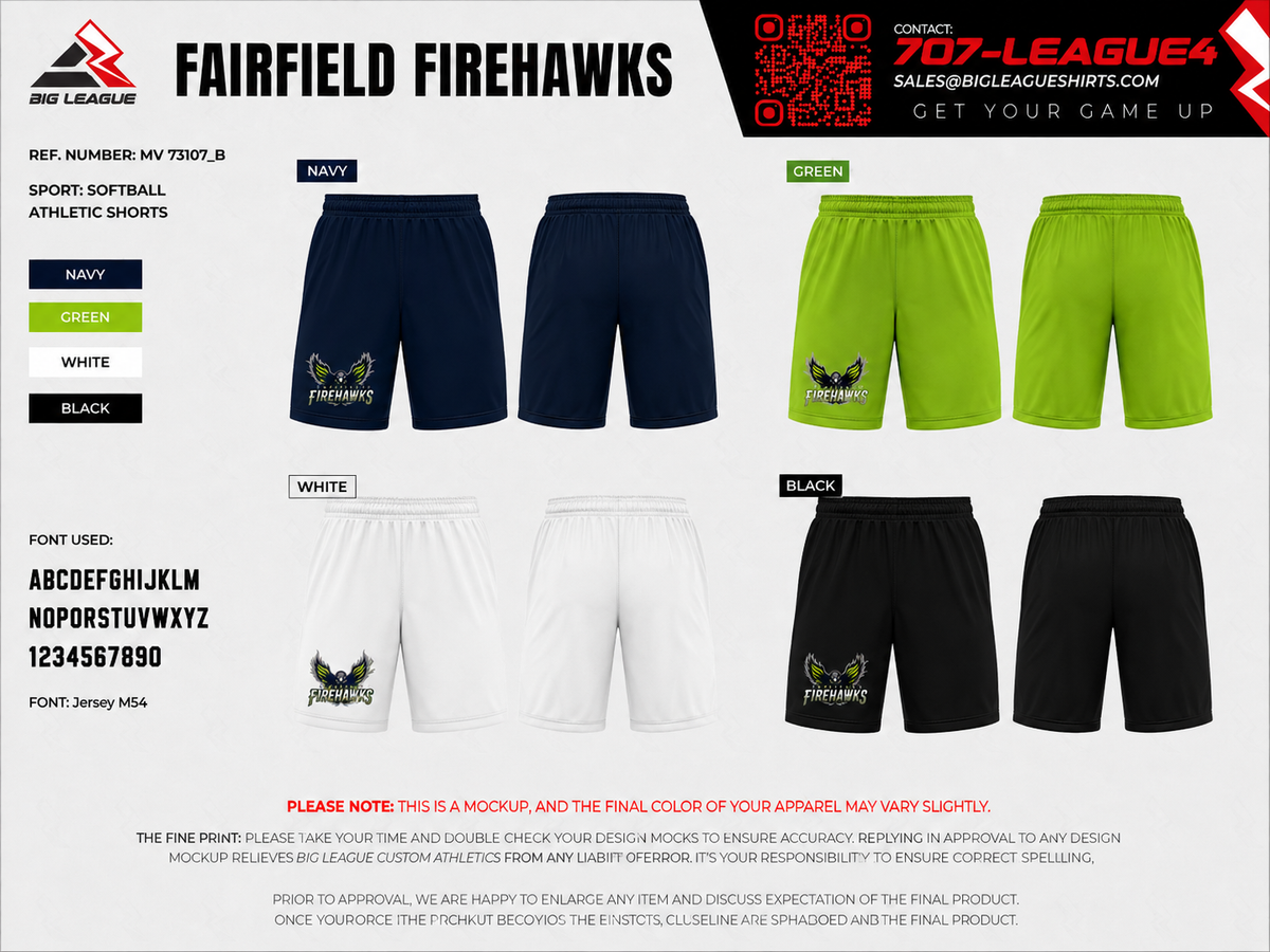 Fanwear Shorts / Choose color on next screen