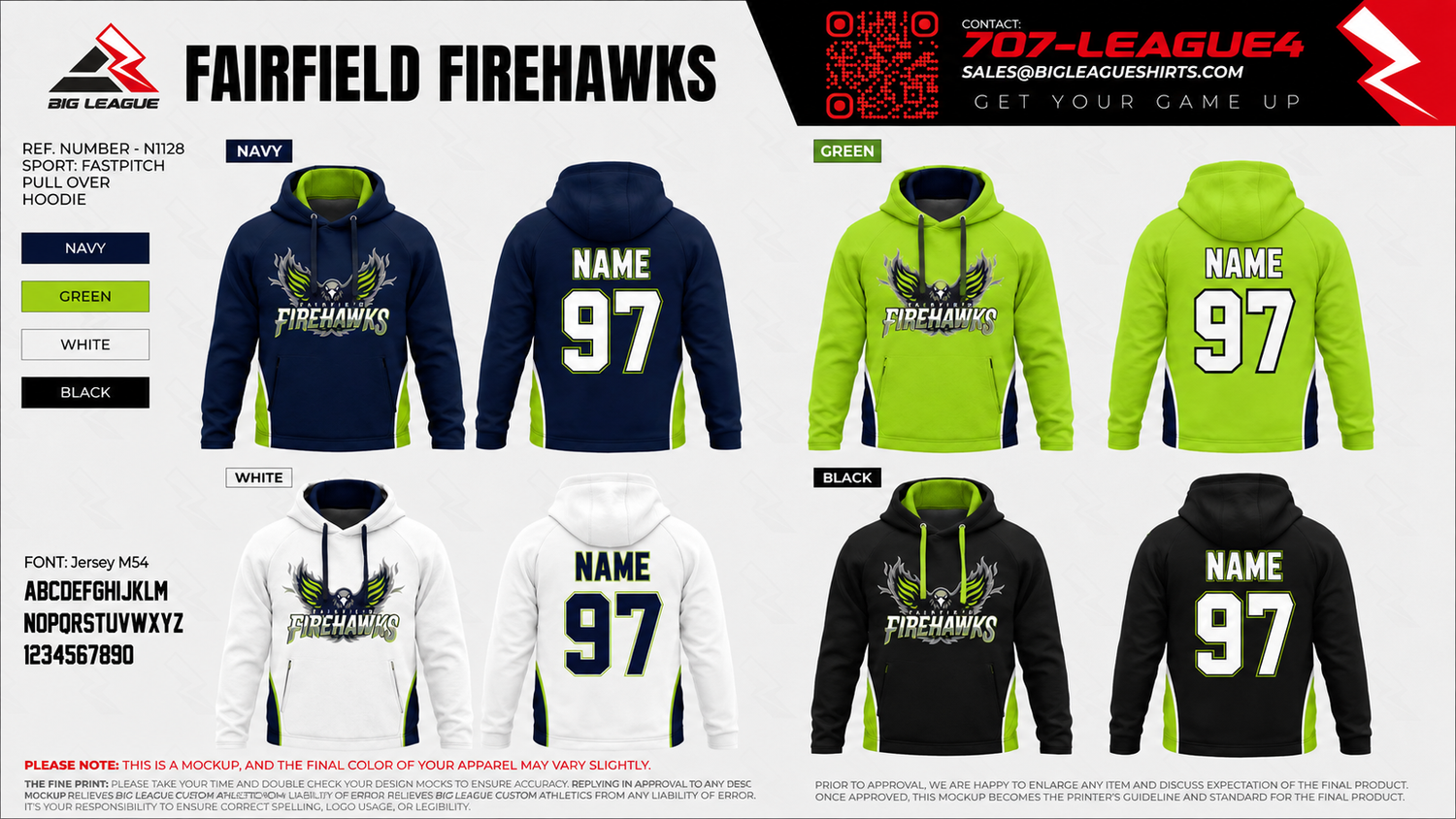 Fanwear Fleece Hoodie / Choose color on next screen