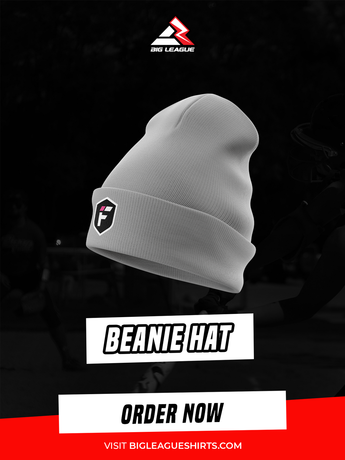 Beanie Hats (minimum of 6) / Grey