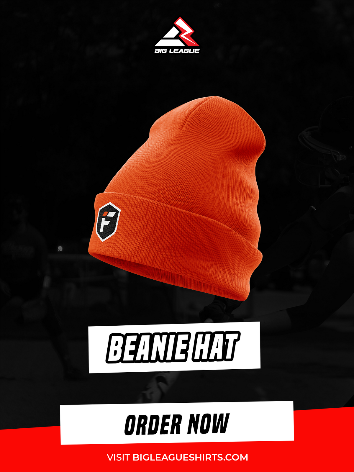 Beanie Hats (minimum of 6) / Orange