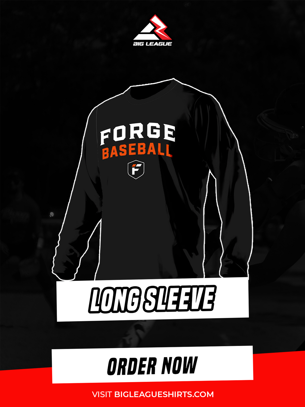 Crew Neck (Long Sleeve) / Black