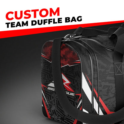 Black Pattern Duffle Bag