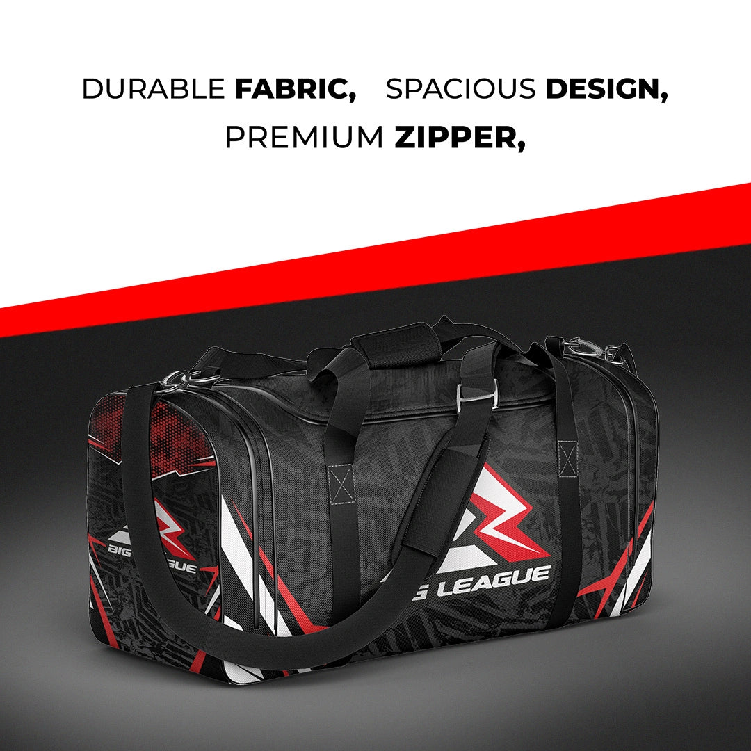 Black Pattern Duffle Bag