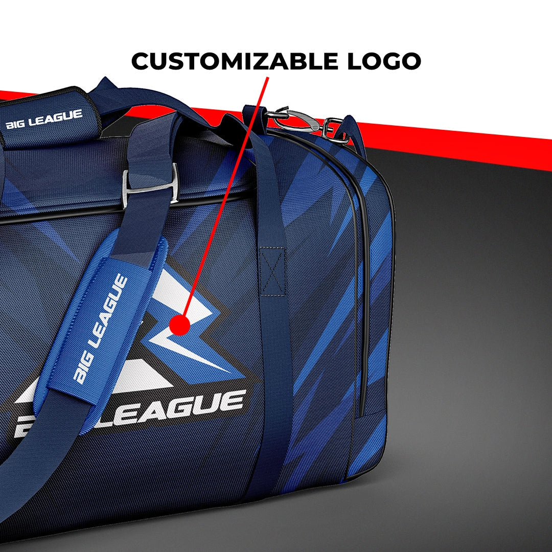 Blue Pattern Duffle Bag