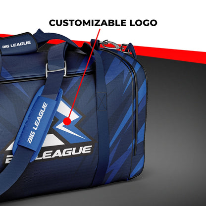 Blue Pattern Duffle Bag