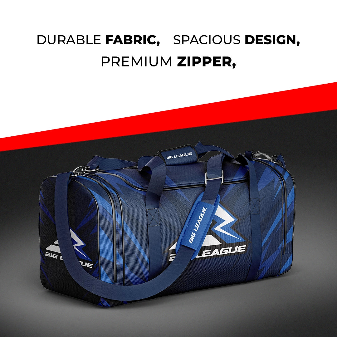 Blue Pattern Duffle Bag