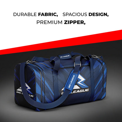 Blue Pattern Duffle Bag