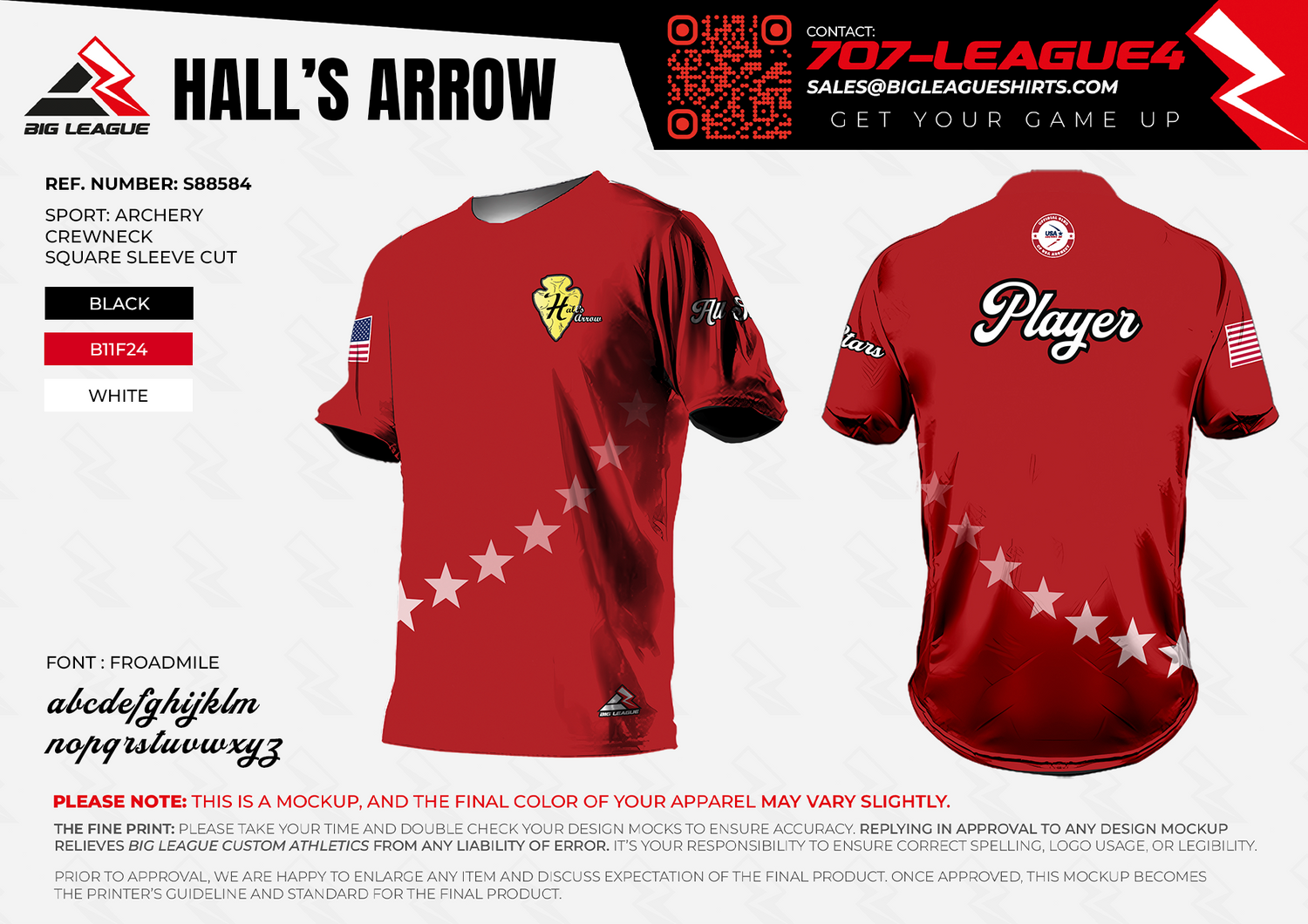 ALL STAR Crew Neck / RED