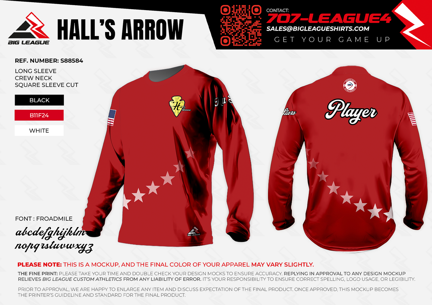 ALL STAR Long Sleeve / RED
