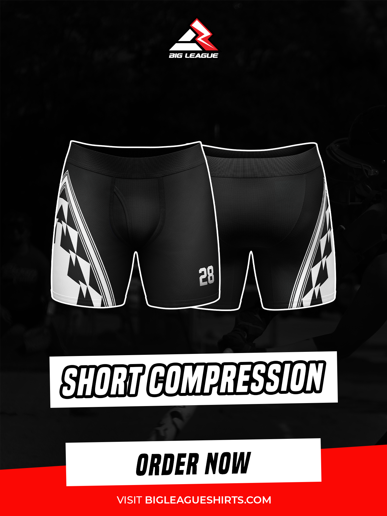 Short Black/White / Black