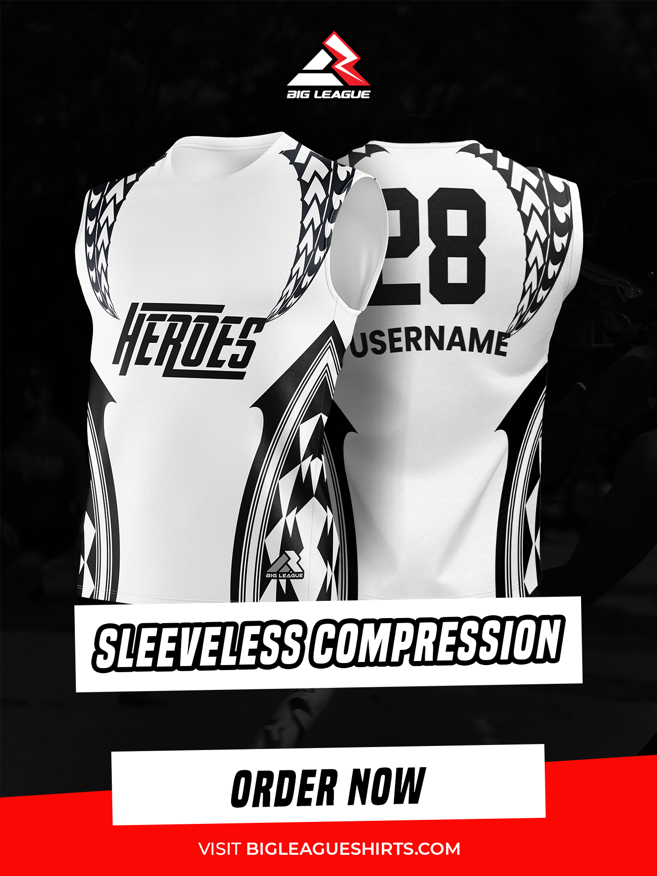 Jersey White / White