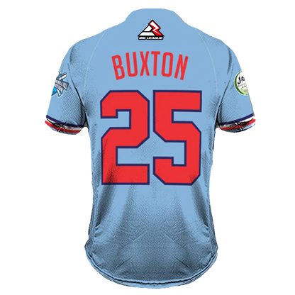 Twins Full Button - Baseball