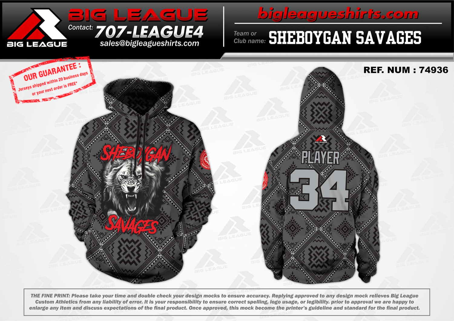 Hoodie / Sheboygan Savages