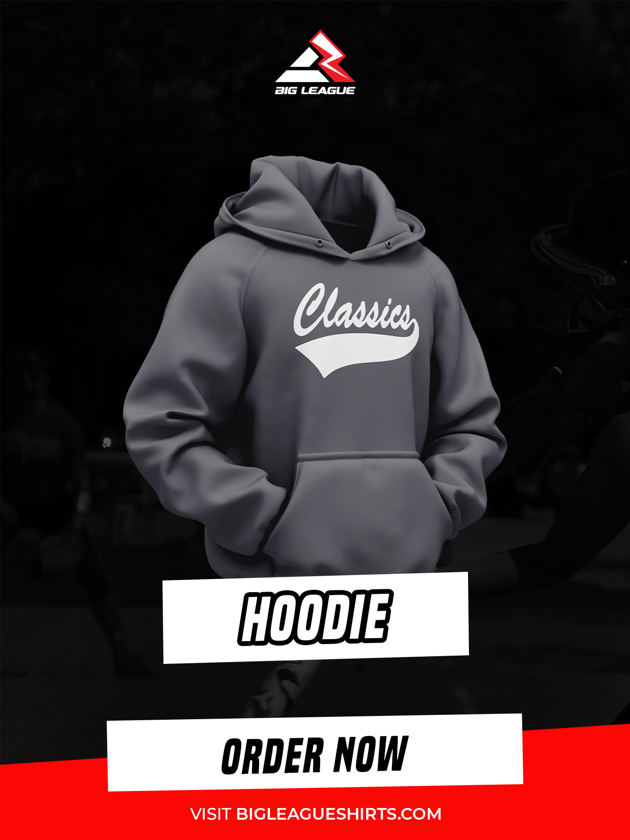 Hoodie / Standard / Grey