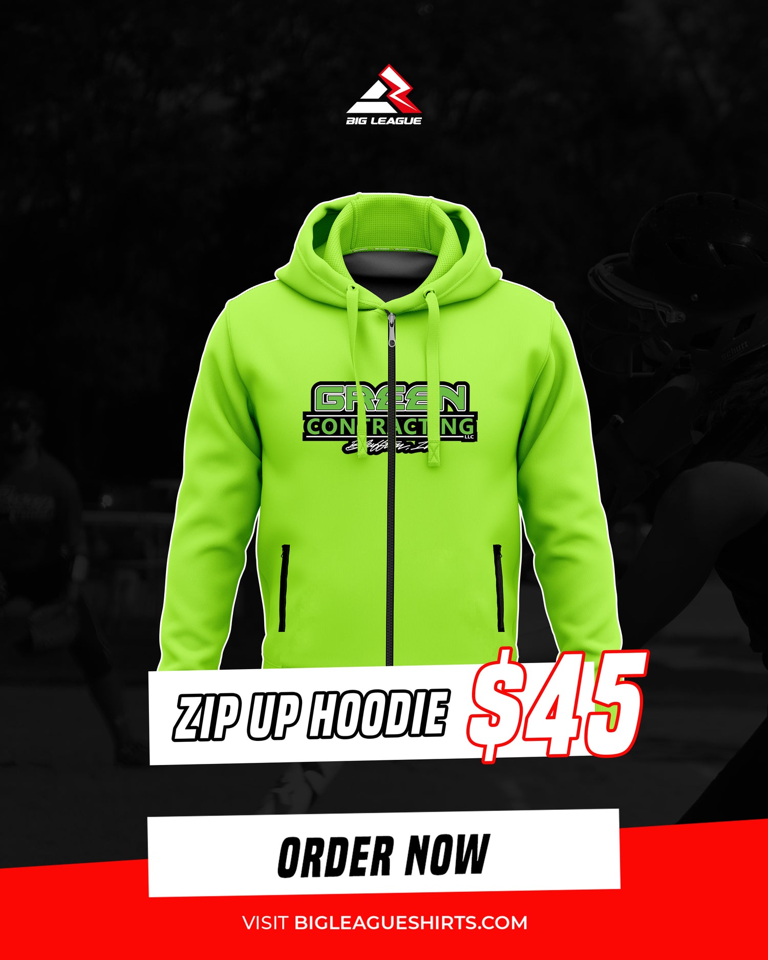 Hoodie / Green Contracting