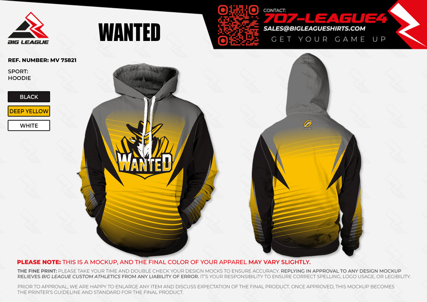 Hoodie / Yellow
