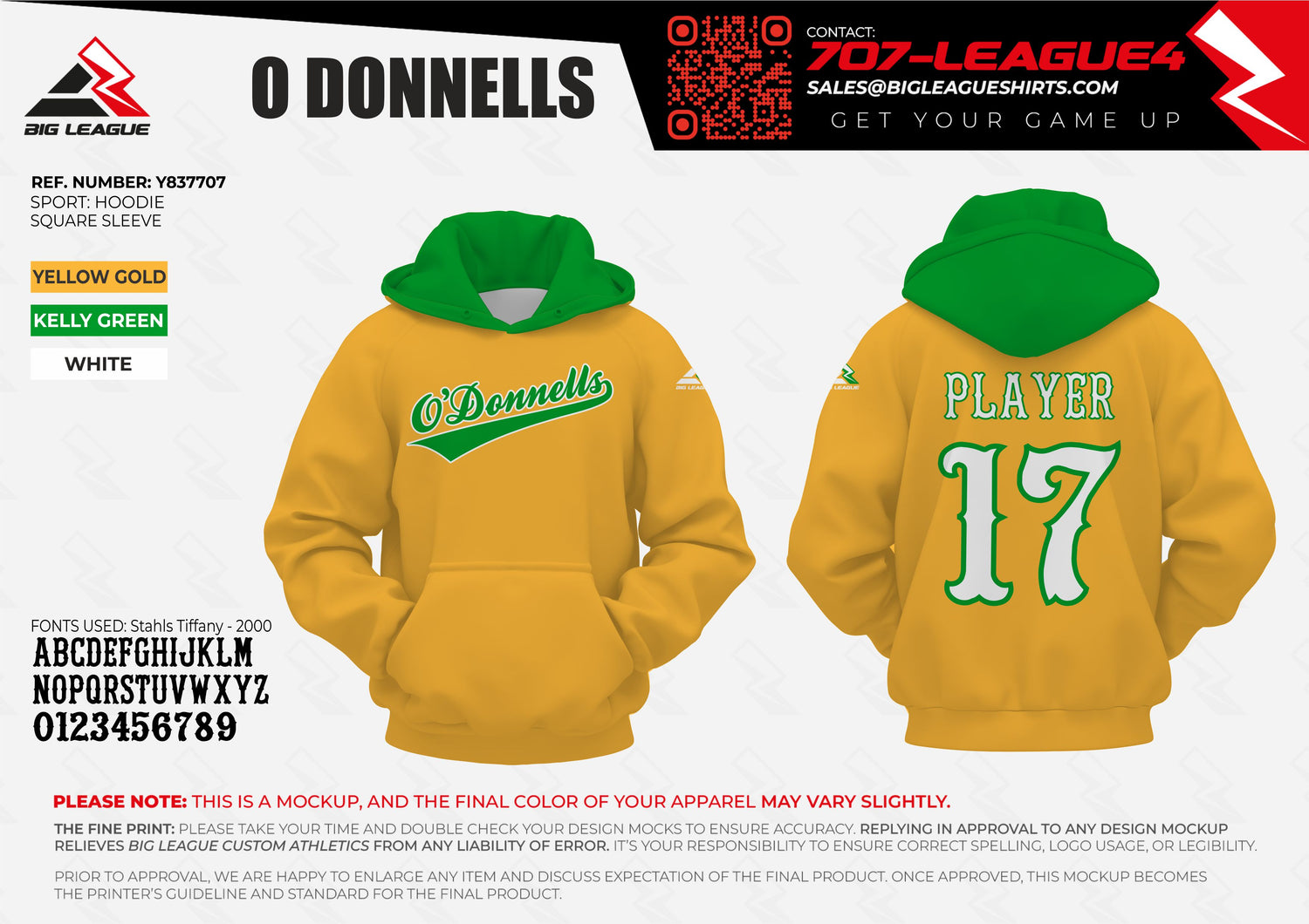 Hoodies / Yellow