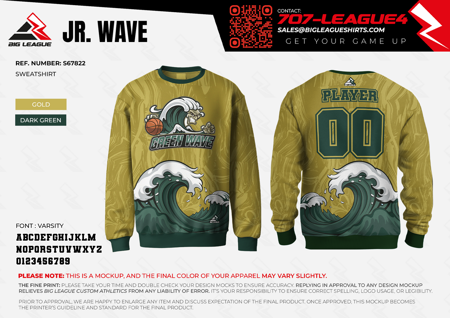 Green Wave / SweatShirt