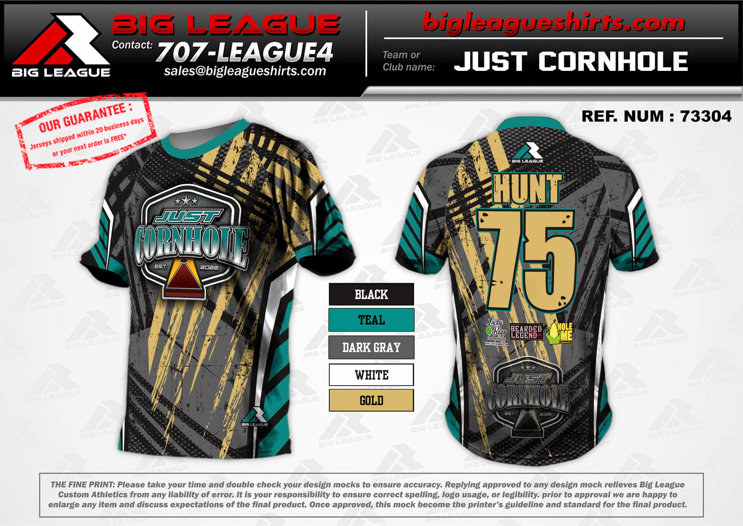 Standard Jersey / Black