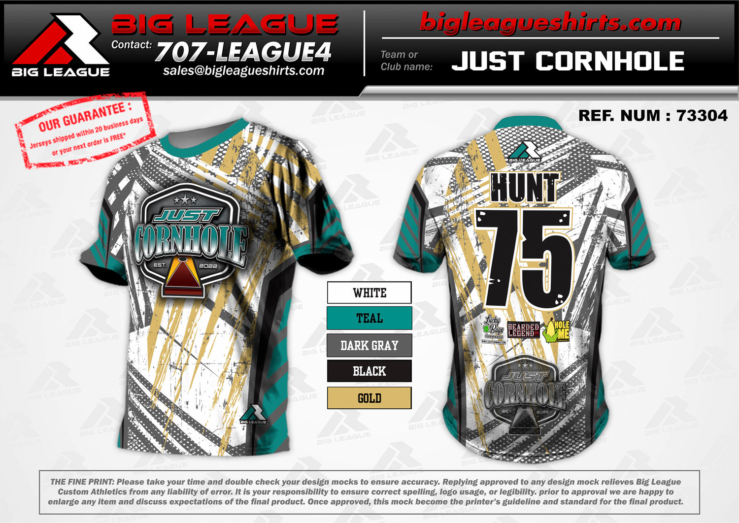 Standard Jersey / White