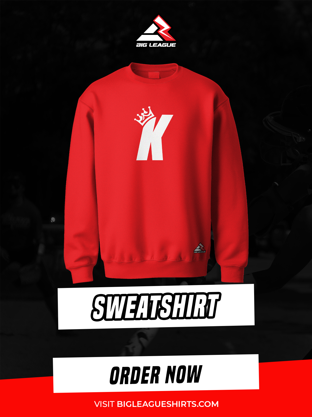 Sweatshirt / Red