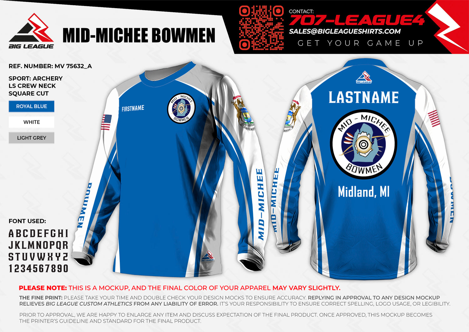 Long Sleeve / Blue