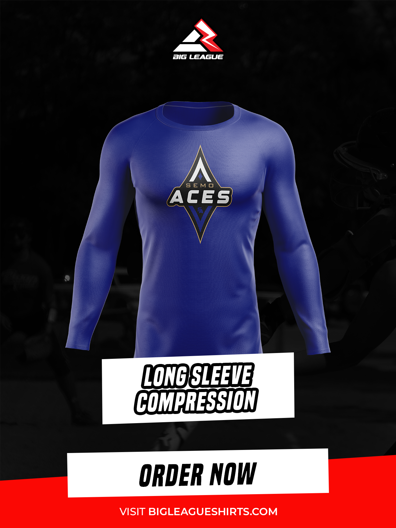 Compression Long Sleeve / Blue