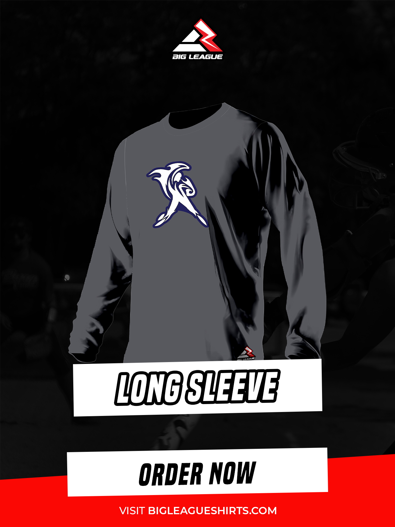 Long Sleeve / Fast Pitch / Grey