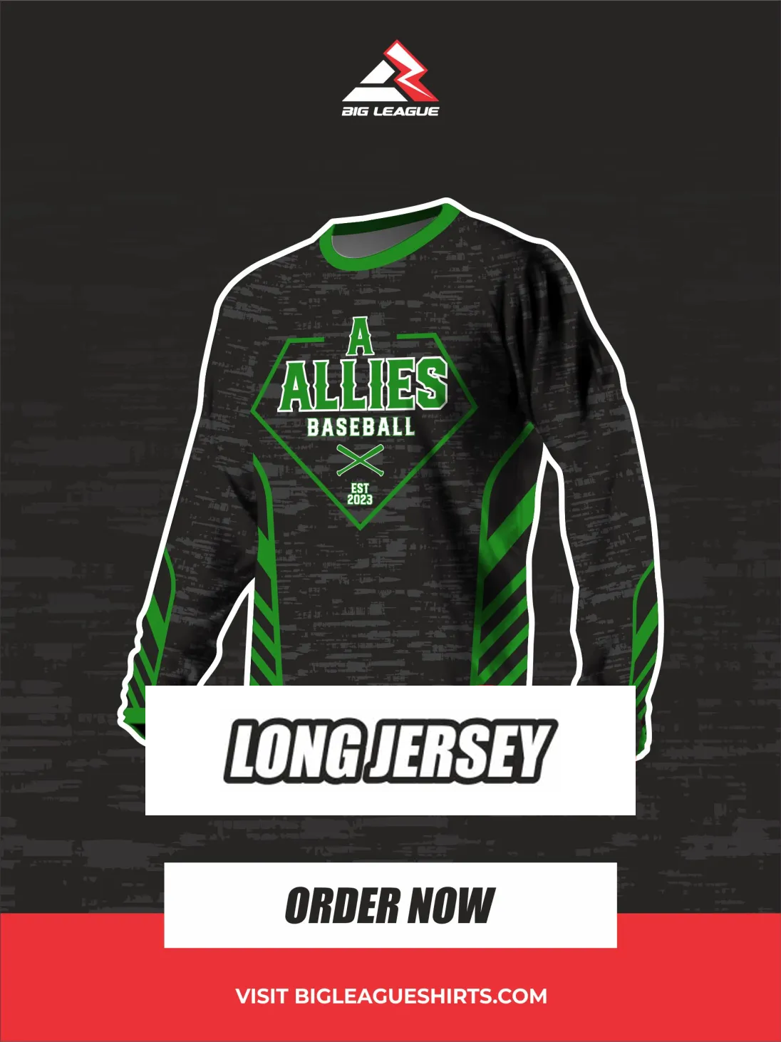 Long Sleeve / Black Textured