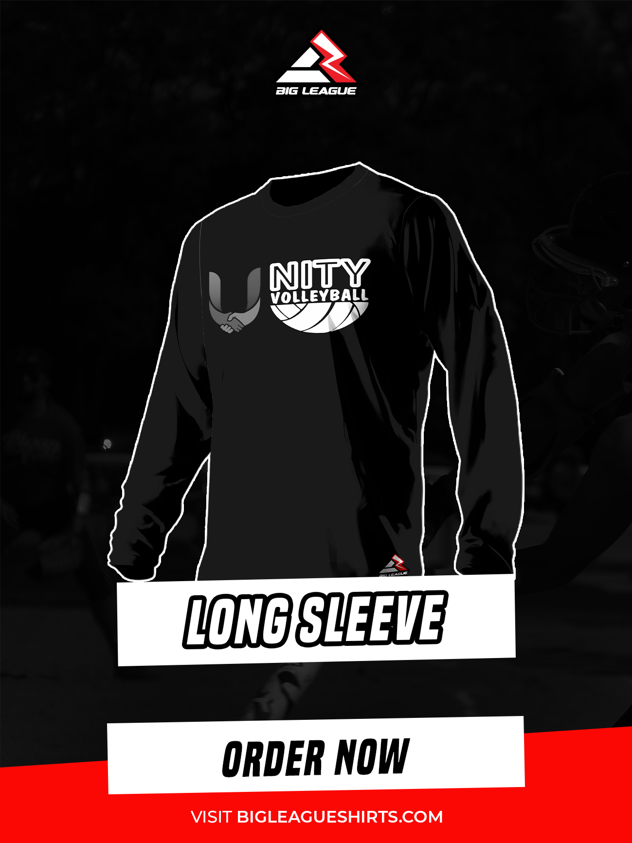 Long Sleeve / Black White