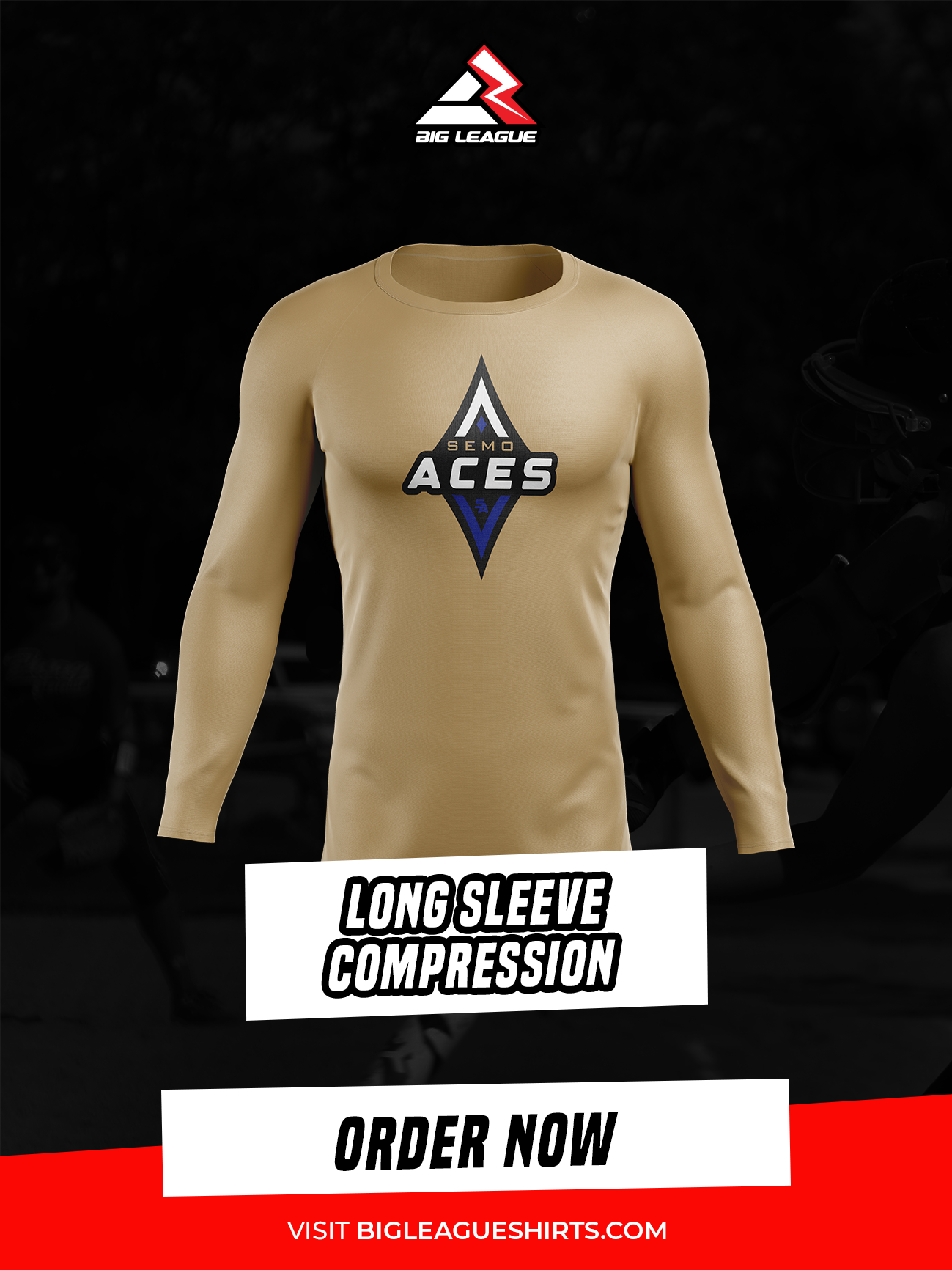 Compression Long Sleeve / Gold