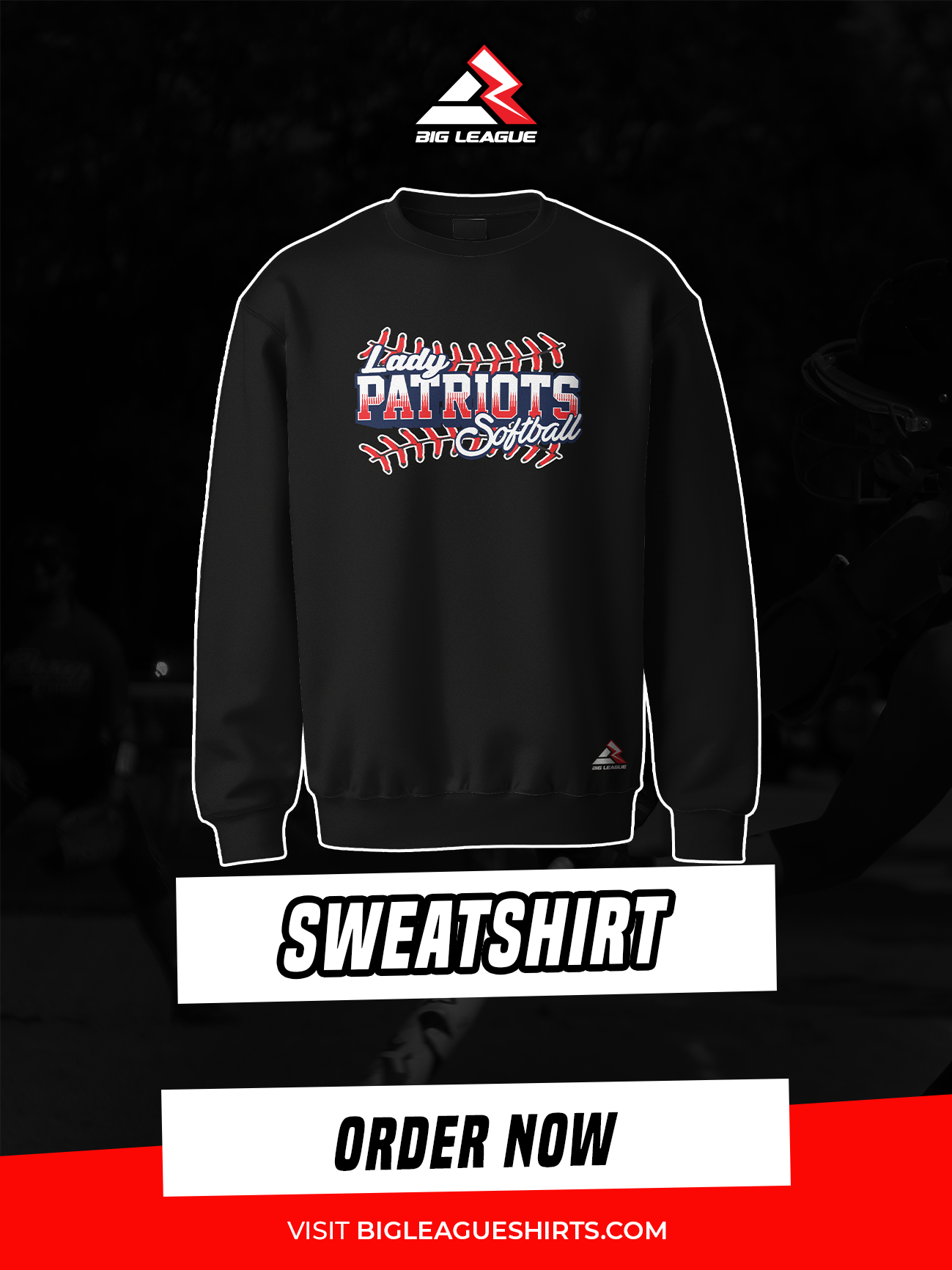 Crew Neck Sweatshirt / Black