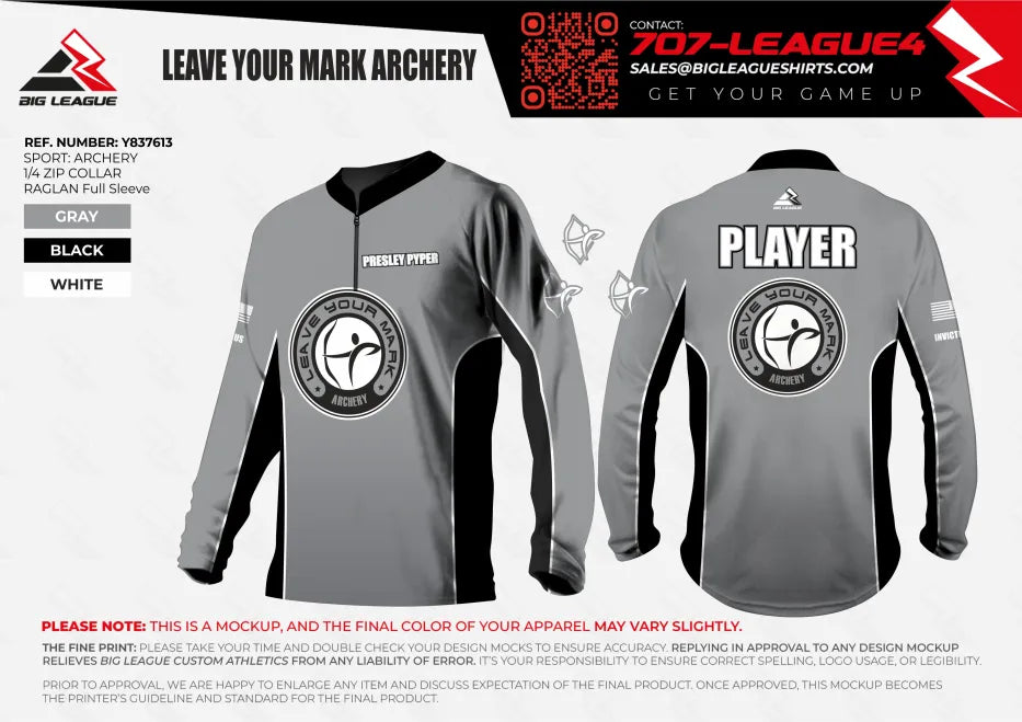 Long Sleeve Quarter Zip