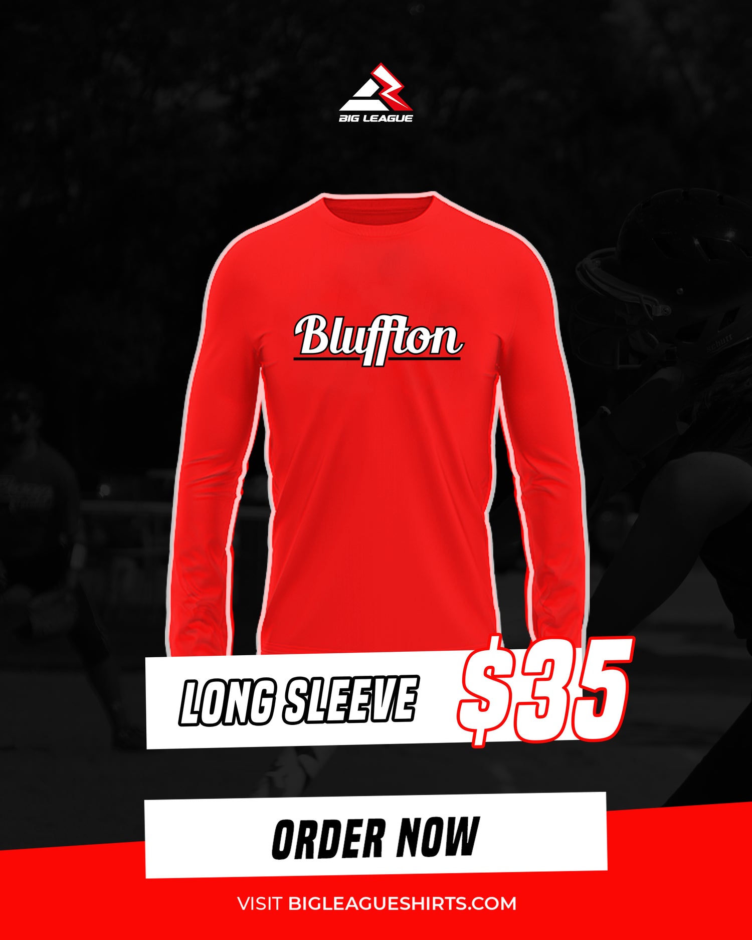 Long Sleeve / Bluffton Red
