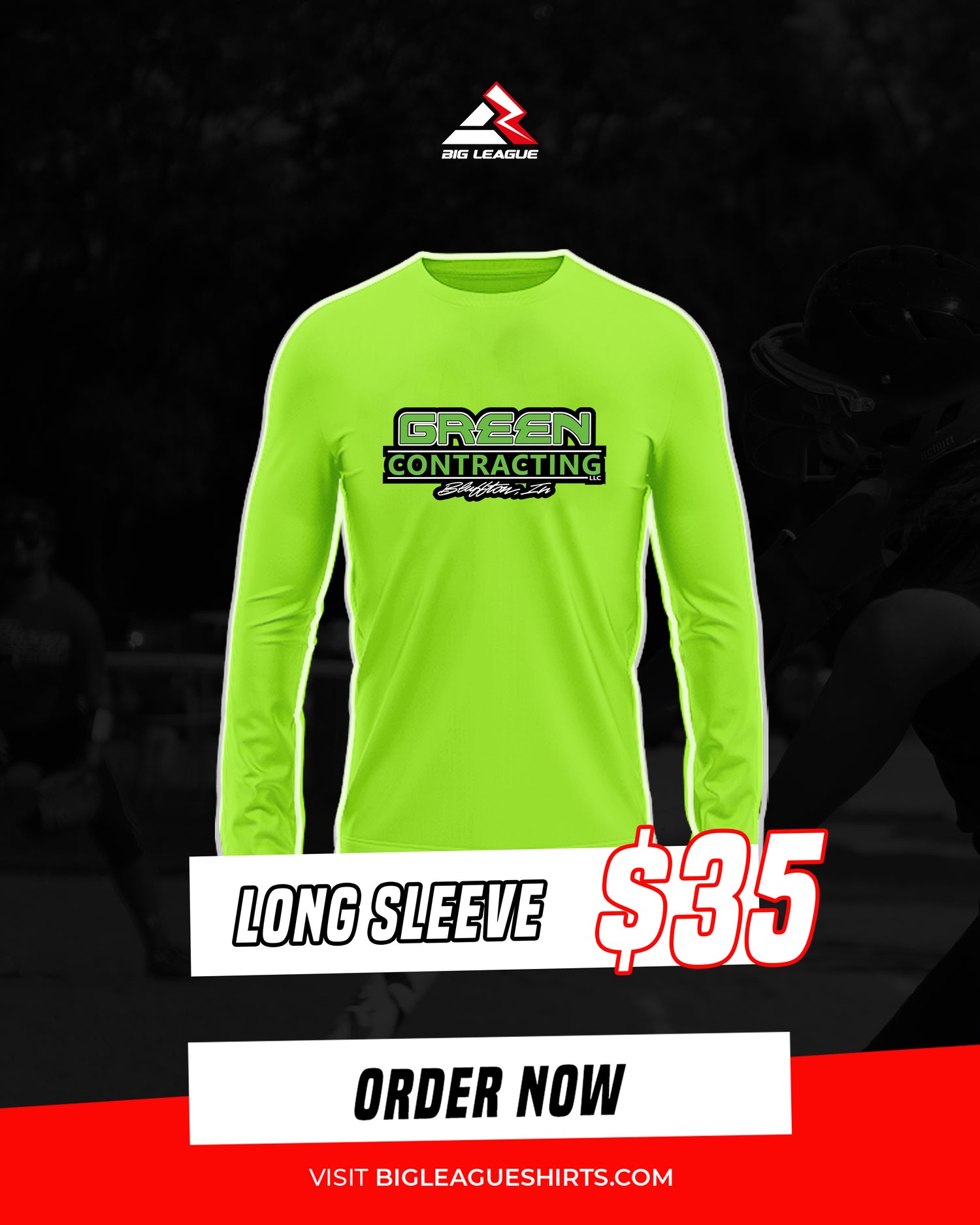 Long Sleeve / Green Contracting
