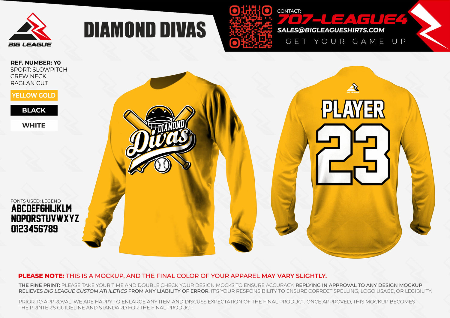 Long Sleeve / Yellow
