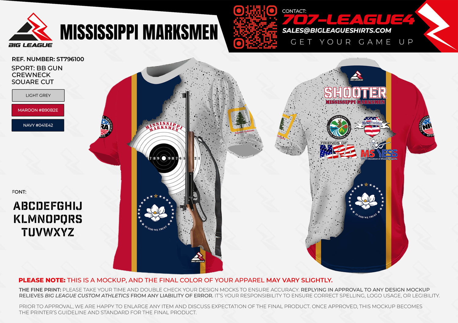 Crew Neck / Mississippi Marksmen / BB Gun